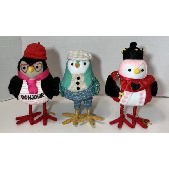 Target Birds Poppy Kingsley Cherie Bonjour Set Teal & Red 2018 & 2024 - Picture 2 of 13